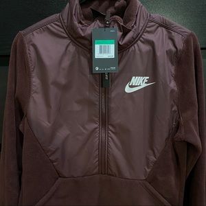 Nike Boys Half Zip - Burgundy